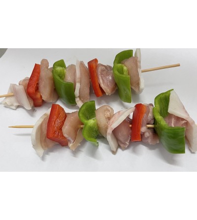 BROCHETA DE POLLO AL AJILLO